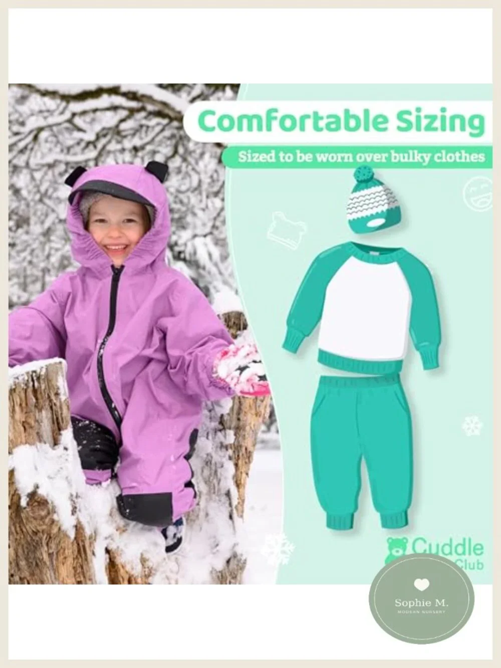 Kids Waterproof Rain Suit Muddy Buddy One Piece Coverall Outerwear